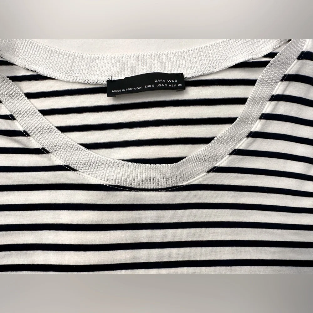 Zara striped long sleeve top - Picture 3 of 5